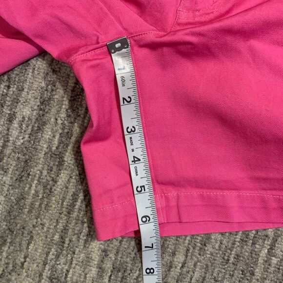 Khakis International Designs Women’s 4 Pink Retro Preppy Sport Belted‎ Shorts - Picture 7 of 8